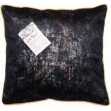 Подушка декоративная велюр 45x45 см черный La Nuit