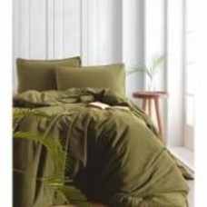 Комплект постельного белья Adriatic olive 2.0 зеленый SoundSleep
