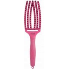 Щетка для волос Olivia Garden Medium FINGERBRUSH Care Iconic Boar&Nylon Full розовый