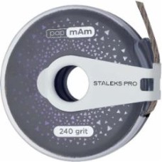 Сменная файл-лента STALEKS papmAm EXCLUSIVE в пластиковой катушке STALEKS PRO 240 грит 6 м ATClux-240