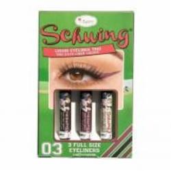 Подводка для глаз theBalm Schwing Trio (V2) 3 шт. x 1,7 мл Подводка для глаз theBalm Schwing Trio (V2) 3 шт. x 1,7 мл