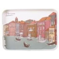 Поднос Albayrak прямоугольный с ручками Venice Hygge 30,6x39,5x4 см