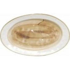 Тарелка обеденная Alt Porcelain 35 см светло-коричневая FB3702LB-14CS