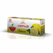 Чай черный Azercay с ароматом лимона в конверте 25 шт. г1,8