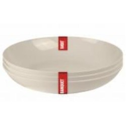 Набор тарелок глубоких Banquet Culinaria Brown 22 см 3 шт.