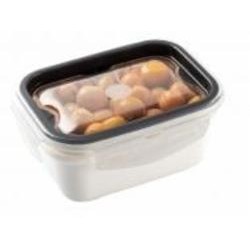 Контейнер для хранения Ucsan Plastik вакуумный прямоугольный LOCK & FIT 0,45 л (14х10,5х6см), белый