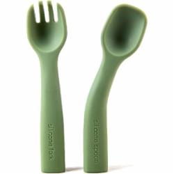 Набор столовых приборов детский Luna Nature Green 2 шт
