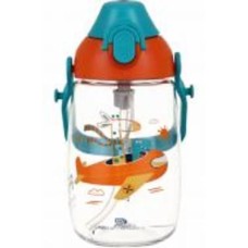 Бутылка для воды Flamberg Premium Bambino 500 мл оранжевый с бирюзовым