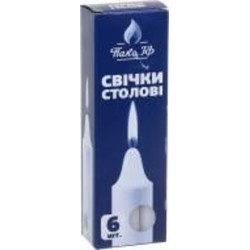 Набор свечей столовых 6 шт Pako-If