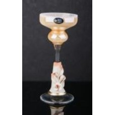 Ваза стеклянная White cristal S.400 10х25 см 25 см оранжевая CD 400/HNY/C