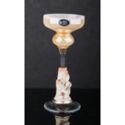 Ваза стеклянная White cristal S.400 10х25 см 25 см оранжевая CD 400/HNY/C