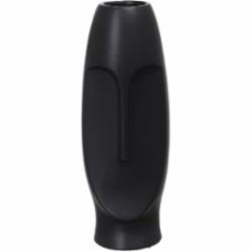Ваза керамическая Luna Face 10х9,5х24 см 24 см черная PS31544