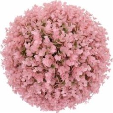 Шар искусственный куст розовый 35 см MZ185040B