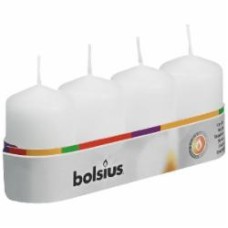 Свеча 60/40 Белая 4 шт. / уп Bolsius