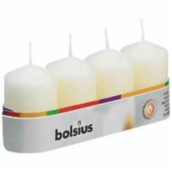 Свеча 60/40 Кремовая 4 шт. / уп Bolsius