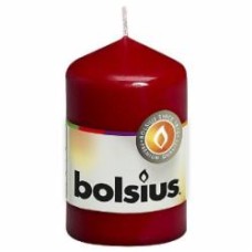 Свеча 80/50 бордо Bolsius