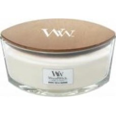Свеча ароматическая Woodwick Ellipse White Tea and Jasmine 453 г