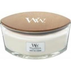 Свеча ароматическая Woodwick Ellipse White Tea and Jasmine 453 г