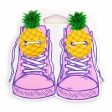 Набор аксессуаров для шнурков YES Weekend Pineapple желтый с зеленым (555820)