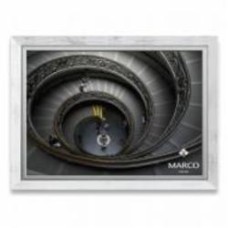 Рамка для фотографии со стеклом MARCO decor 2615N 1 фото 30х40 см белый с серебристым