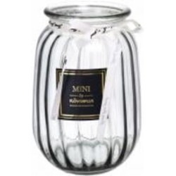 Ваза стеклянная CRYSTAL Crystal Alexa 17 см 17 см серая 83210414-4/2_YBCG210414-4