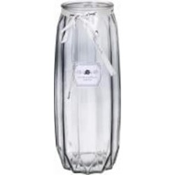 Ваза стеклянная CRYSTAL Crystal Terri 29 см 29 см серая 83210414-30/2_YBG210414-3