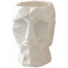 Ваза керамическая Nana ceramics Кай 28 см белый глянец