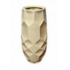 Ваза керамическая Nana ceramics Эдем 32 см бежевый глянец