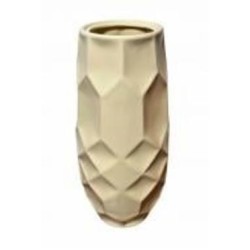 Ваза керамическая Nana ceramics Эдем 32 см бежевый глянец
