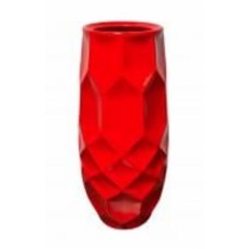 Ваза керамическая Nana ceramics Эдем 32 см красный глянец