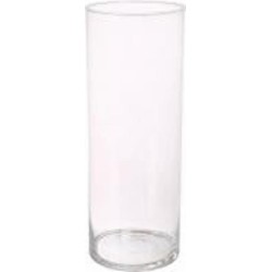 Ваза стеклянная Цилиндр прозрачная h40 d15 40 см