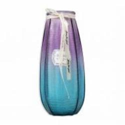 Ваза стеклянная CRYSTAL Alnita 26,5 см фиолетово-синяя 83210414103_YBCG-210414-1 Ваза стеклянная CRYSTAL Alnita 26,5 см фиолетово-синяя 83210414103_YBCG-210414-1