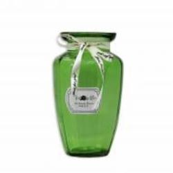 Ваза стеклянная CRYSTAL Jane 20 см зеленая 83210414291_YBCG-210414-2