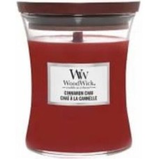 Свеча ароматическая Woodwick Medium Cinnamon Chai 275 г