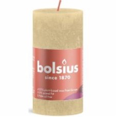 Свеча Рустик столбик SHINE 100/50 беж Bolsius