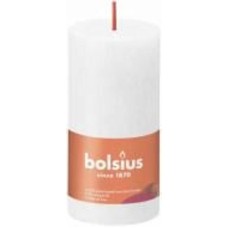 Свеча Рустик столбик SHINE 100/50 белая Bolsius