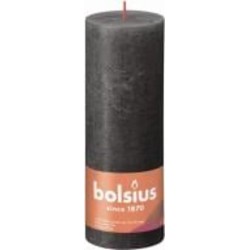Свеча Рустик столбик SHINE 190/68 серое облако Bolsius