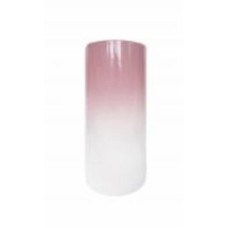 Ваза керамическая Eterna Harmony (4001) 24 см белая с розовым 4001-24 біла з рожевим