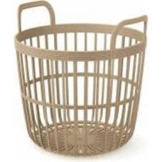 Корзина ажурная ZOE ECO WOOD с ручками многофункциональная 364х359 мм, бежевый