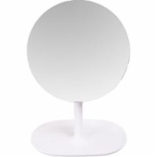 Зеркало косметическое круглое ST 16x21,5 см белое