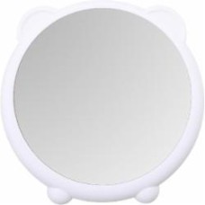 Зеркало косметическое с ушками ST 17,5x17,6 cм белое