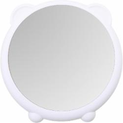 Зеркало косметическое с ушками ST 17,5x17,6 cм белое