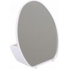 Зеркало косметическое овальное ST 20x15 см белое