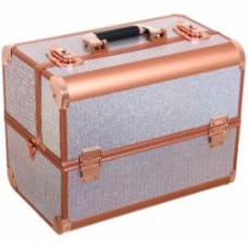 Кейс розовый хамелеон 37х23х28 см CX2103(3 layer) розовый хамелеон