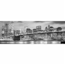 Репродукция Бруклинский мост-2 ч/б 50x150 см Арт Фемелі