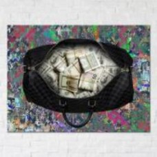 Постер Money Bag 90x120 см Brushme