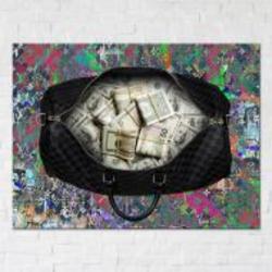 Постер Money Bag 90x120 см Brushme