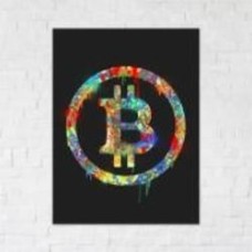Постер BTC Black 50x65 см Brushme