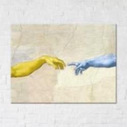 Постер Украина. Создание Адама 50x65 см Brushme