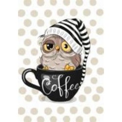 Постер Сова Кофе Posterclub